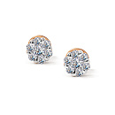 Серьги золотые 25953-100 | Серьги золотые 25953-100 купить по цене 71981 руб. в ювелирном магазине ⭐️ «Золотая Подкова»