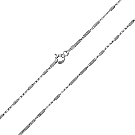 Цепь серебряная CLD0303+1-Rd | Серебряные цепи купить по выгодной цене в ювелирном магазине ⭐️ «Золотая Подкова»