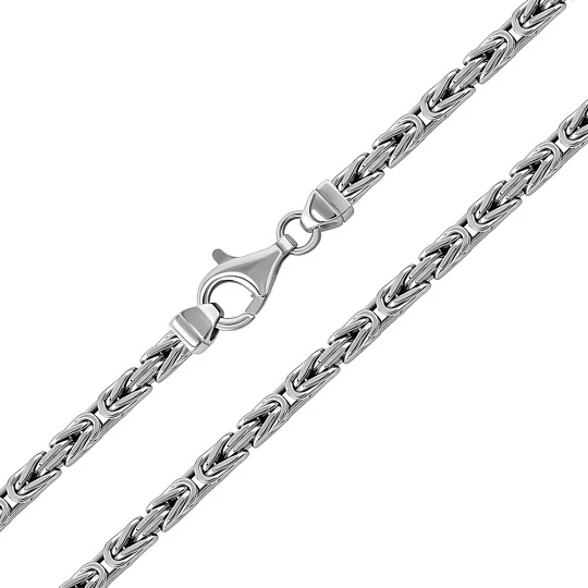 Цепь серебряная 3204R100L60 | Цепи купить по доступной цене в ювелирном магазине «Золотая Подкова»