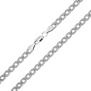 Цепь серебряная ТРГр-7055 | Цепь серебряная ТРГр-7055 купить по цене 5650 руб. в ювелирном магазине ⭐️ «Золотая Подкова»