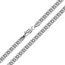 Цепь серебряная 0503R080L50 | Цепь серебряная 0503R080L50 купить по цене 5476 руб. в ювелирном магазине ⭐️ «Золотая Подкова»