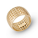 Кольцо золотое 0101143 | Кольцо золотое 0101143 купить по цене 79614 руб. в ювелирном магазине ⭐️ «Золотая Подкова»