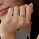 Кольцо золотое 13923-100 | Кольцо золотое 13923-100 купить по цене 79436 руб. в ювелирном магазине ⭐️ «Золотая Подкова»