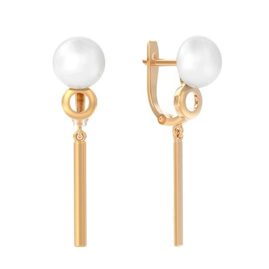 Серьги золотые 1052612-11250 | Золотые серьги купить по выгодной цене в ювелирном магазине ⭐️ «Золотая Подкова»