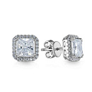 Серьги серебряные SE-C0727-1 | Серьги серебряные SE-C0727-1 купить по цене 6933 руб. в ювелирном магазине ⭐️ «Золотая Подкова»