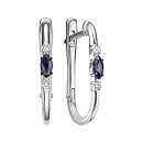 Серьги золотые 12-12027-1189 | Серьги золотые 12-12027-1189 купить по цене 51945 руб. в ювелирном магазине ⭐️ «Золотая Подкова»