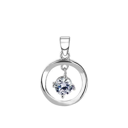 Подвеска серебряная E2NO13686 | Ювелирные изделия в сети Золотая Подкова