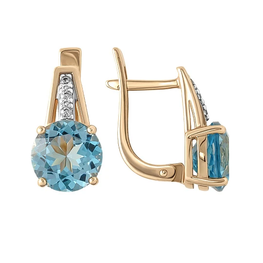 Серьги золотые 1020302-11130-T