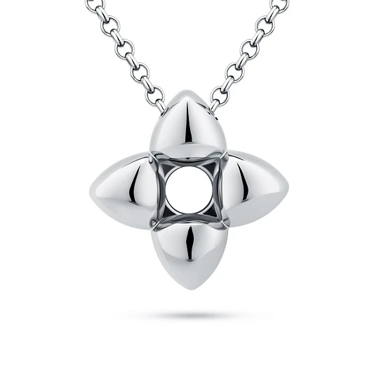 Колье серебряное 01204-50-090101-00 | Серебряные колье купить по выгодной цене в ювелирном магазине ⭐️ «Золотая Подкова»