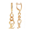 Серьги золотые 903-00521-10-00-00-00 | Серьги золотые 903-00521-10-00-00-00 купить по цене 106470 руб. в ювелирном магазине ⭐️ «Золотая Подкова»