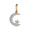 Подвеска золотая 35608-100 | Подвеска золотая 35608-100 купить по цене 39476 руб. в ювелирном магазине ⭐️ «Золотая Подкова»