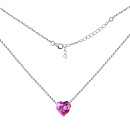 Колье серебряное SN-B1760C5 | Колье серебряное SN-B1760C5 купить по цене 2648 руб. в ювелирном магазине ⭐️ «Золотая Подкова»