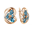 Серьги золотые 20650705 Топаз лондон | Серьги золотые 20650705 Топаз лондон купить по цене 155396 руб. в ювелирном магазине ⭐️ «Золотая Подкова»