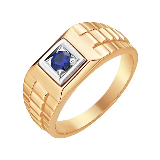 Кольцо золотое КП15321013 | Печатки кольца купить по выгодной цене в ювелирном магазине ⭐️ «Золотая Подкова»