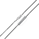 Цепь серебряная 2108R120L45 | Цепь серебряная 2108R120L45 купить по цене 3053 руб. в ювелирном магазине ⭐️ «Золотая Подкова»