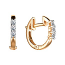 Серьги золотые 25871-100 | Серьги золотые 25871-100 купить по цене 103065 руб. в ювелирном магазине ⭐️ «Золотая Подкова»