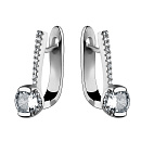 Серьги серебряные SET8386E | Серьги серебряные SET8386E купить по цене 1770 руб. в ювелирном магазине ⭐️ «Золотая Подкова»