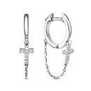 Серьги серебряные 11-1971р | Серьги серебряные 11-1971р купить по цене 3107 руб. в ювелирном магазине ⭐️ «Золотая Подкова»