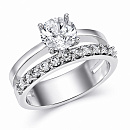 Кольцо серебряное 1042381-01110 | Кольцо серебряное 1042381-01110 купить по цене  руб. в ювелирном магазине ⭐️ «Золотая Подкова»
