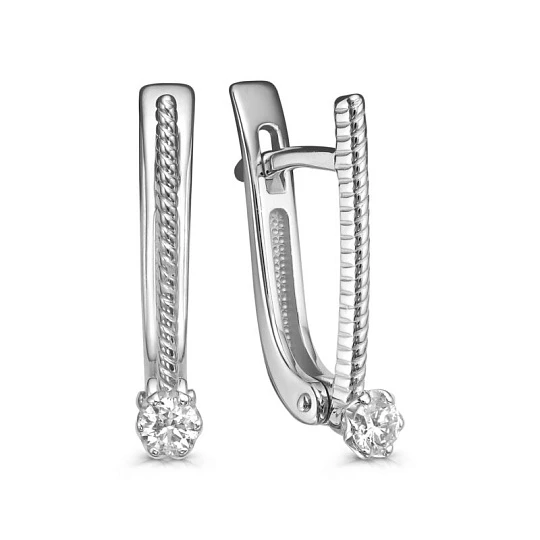 Серьги из золота с бриллиантами