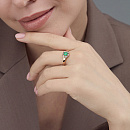 Кольцо золотое 15939-101 | Кольцо золотое 15939-101 купить по цене 64140 руб. в ювелирном магазине ⭐️ «Золотая Подкова»