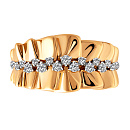 Кольцо золотое 002321-1102 | Кольцо золотое 002321-1102 купить по цене 53170 руб. в ювелирном магазине ⭐️ «Золотая Подкова»