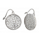 Серьги серебряные 43612АР | Серьги серебряные 43612АР купить по цене 7524 руб. в ювелирном магазине ⭐️ «Золотая Подкова»