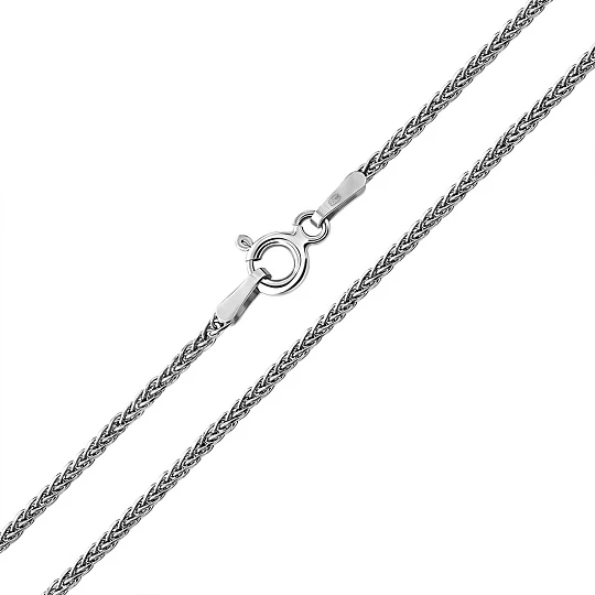 Цепь серебряная 1765R030L50 | Серебряные цепи купить по выгодной цене в ювелирном магазине ⭐️ «Золотая Подкова»