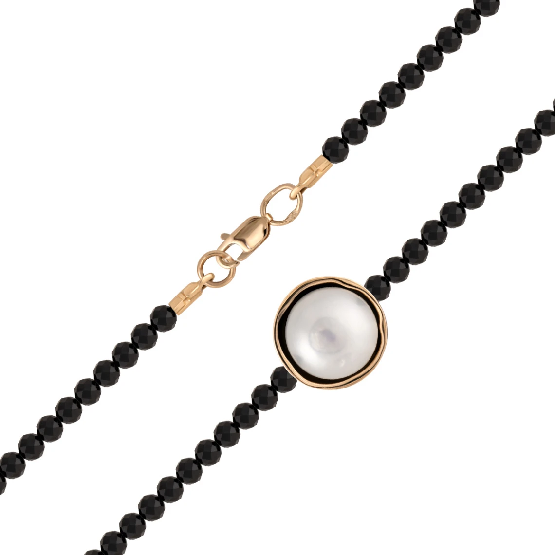 Браслет золотой 14-21320-1589 | Ювелирные изделия С жемчугом купить по выгодной цене в ювелирном магазине ⭐️ «Золотая Подкова»