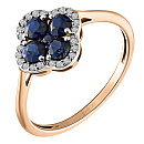 Кольцо золотое 802-02461-10-11-02-10 | Кольцо золотое 802-02461-10-11-02-10 купить по цене 111839 руб. в ювелирном магазине ⭐️ «Золотая Подкова»