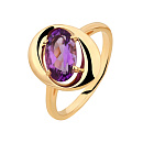Кольцо золотое 10310515 Аметист гидротермальный | Кольцо золотое 10310515 Аметист гидротермальный купить по цене 61774 руб. в ювелирном магазине ⭐️ «Золотая Подкова»