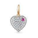 Подвеска золотая 35586-103 | Подвеска золотая 35586-103 купить по цене 47876 руб. в ювелирном магазине ⭐️ «Золотая Подкова»