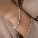 Браслет золотой 0606079 | Браслет золотой 0606079 купить по цене 50545 руб. в ювелирном магазине ⭐️ «Золотая Подкова»