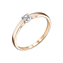 Кольцо золотое 14034-100 | Кольцо золотое 14034-100 купить по цене 62801 руб. в ювелирном магазине ⭐️ «Золотая Подкова»