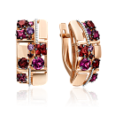 Серьги золотые 02-4406-00-257-1111-57 | Серьги золотые 02-4406-00-257-1111-57 купить по цене 63945 руб. в ювелирном магазине ⭐️ «Золотая Подкова»