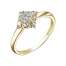 Кольцо золотое 15702-300 | Кольцо золотое 15702-300 купить по цене 68404 руб. в ювелирном магазине ⭐️ «Золотая Подкова»