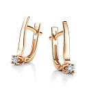 Серьги золотые 26015-100 | Серьги золотые 26015-100 купить по цене 69919 руб. в ювелирном магазине ⭐️ «Золотая Подкова»