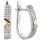 Серьги серебряные SL-E01801-X-WL-X-X-W | Серьги серебряные SL-E01801-X-WL-X-X-W купить по цене 4116 руб. в ювелирном магазине ⭐️ «Золотая Подкова»