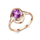 Кольцо золотое 10390046 Аметист | Кольцо золотое 10390046 Аметист купить по цене 48604 руб. в ювелирном магазине ⭐️ «Золотая Подкова»