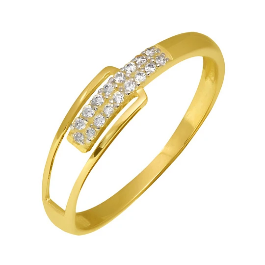 Кольцо золотое 82934 | Кольца дорожка купить по выгодной цене в ювелирном магазине ⭐️ «Золотая Подкова»