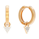Серьги золотые 1043272-11110 | Серьги золотые 1043272-11110 купить по цене 50008 руб. в ювелирном магазине ⭐️ «Золотая Подкова»