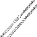 Цепь серебряная 0503R065L60 | Цепь серебряная 0503R065L60 купить по цене 6096 руб. в ювелирном магазине ⭐️ «Золотая Подкова»