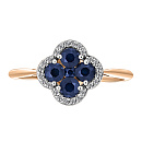 Кольцо золотое 802-02461-10-11-02-10 | Кольцо золотое 802-02461-10-11-02-10 купить по цене 111839 руб. в ювелирном магазине ⭐️ «Золотая Подкова»