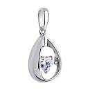 Подвеска серебряная 89030067 | Подвеска серебряная 89030067 купить по цене 2592 руб. в ювелирном магазине ⭐️ «Золотая Подкова»