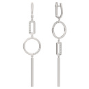 Серьги серебряные 1052842-01110 | Серьги серебряные 1052842-01110 купить по цене 6238 руб. в ювелирном магазине ⭐️ «Золотая Подкова»