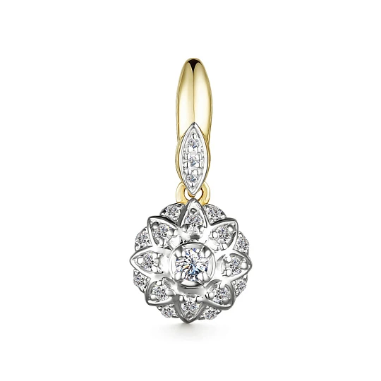 Подвеска золотая 35700-300 | Золотые подвески и кулоны купить по выгодной цене в ювелирном магазине ⭐️ «Золотая Подкова»