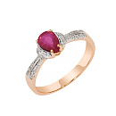 Кольцо золотое 1017561-11130-G | Кольцо золотое 1017561-11130-G купить по цене 40631 руб. в ювелирном магазине ⭐️ «Золотая Подкова»