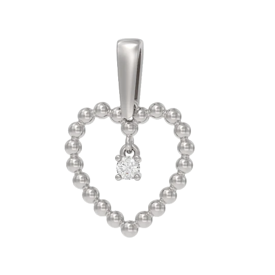 Подвеска серебряная 1042463-01210 | Подвески и кулоны с фианитом купить по выгодной цене в ювелирном магазине ⭐️ «Золотая Подкова»