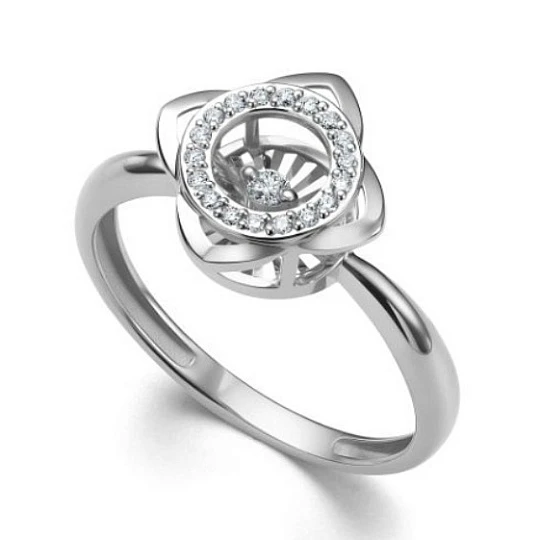 Кольцо золотое 16075-200 | Золотые кольца купить по выгодной цене в ювелирном магазине ⭐️ «Золотая Подкова»