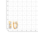 Серьги золотые Т14702В384 | Серьги золотые Т14702В384 купить по цене 48912 руб. в ювелирном магазине ⭐️ «Золотая Подкова»